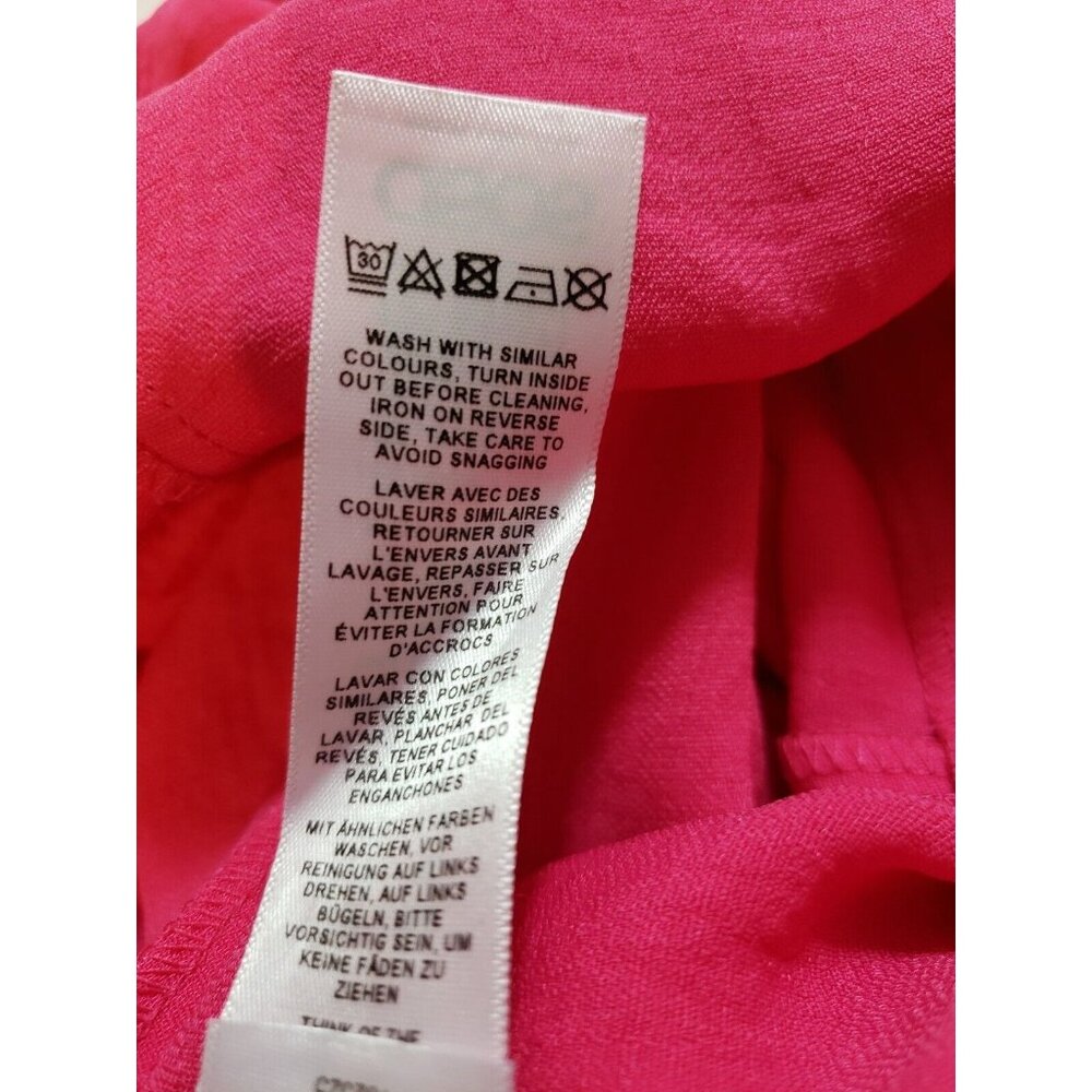 ASOS DESIGN tall double layer cami peg jumpsuit pink size 6T New with tags - Picture 8 of 16
